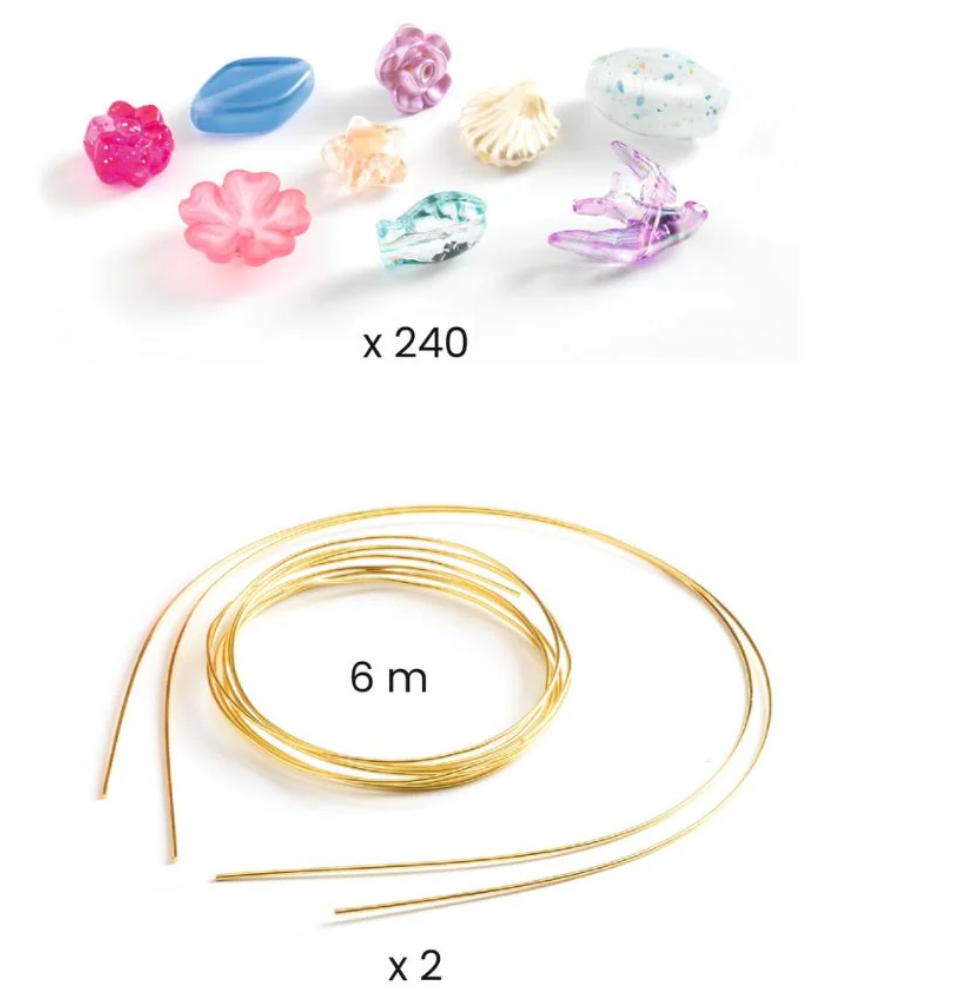 Djeco dj00038 Knutselset Tiara's blauw