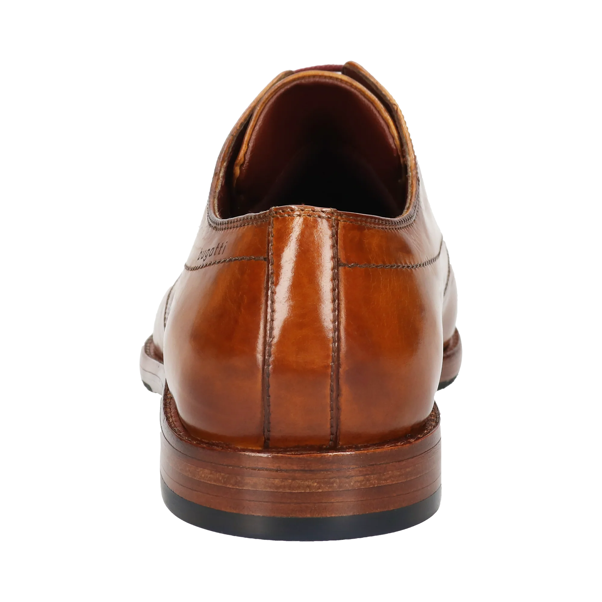 Leder Business Schnürer cognac