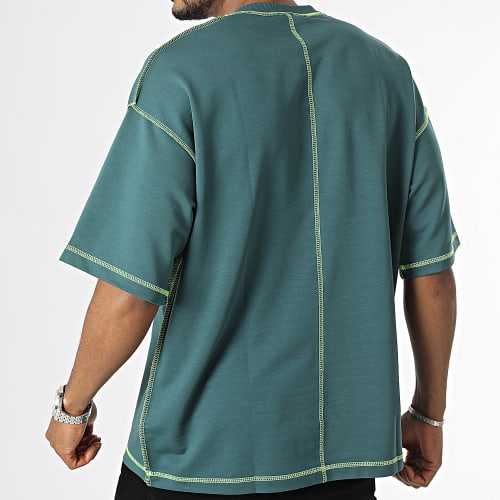 Tee Shirt Oversize Large Vert Foncé