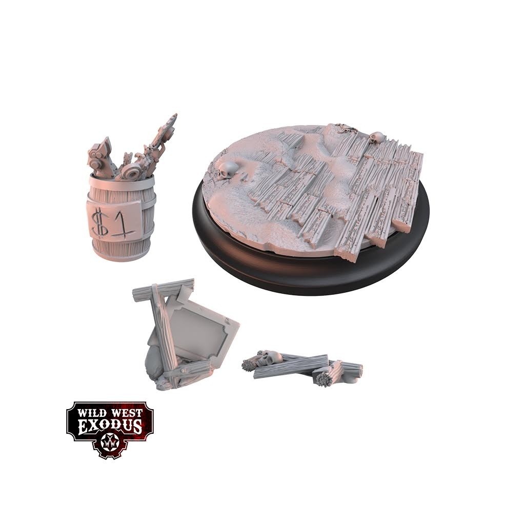 Wild West Exodus - Red Oak Large Topper and Scatter Set