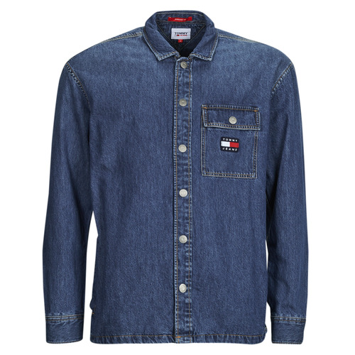 Tommy Jeans - TJM CLASSIC DENIM OVERSHIRT - Bleu