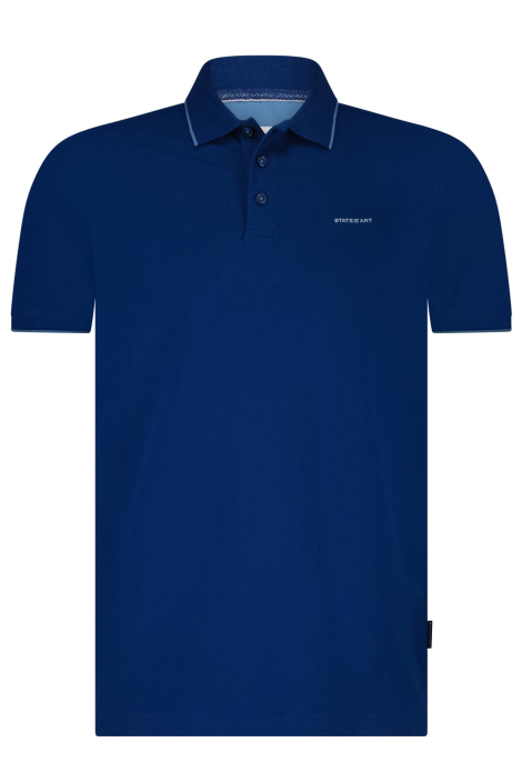 State of Art blauwe heren polo