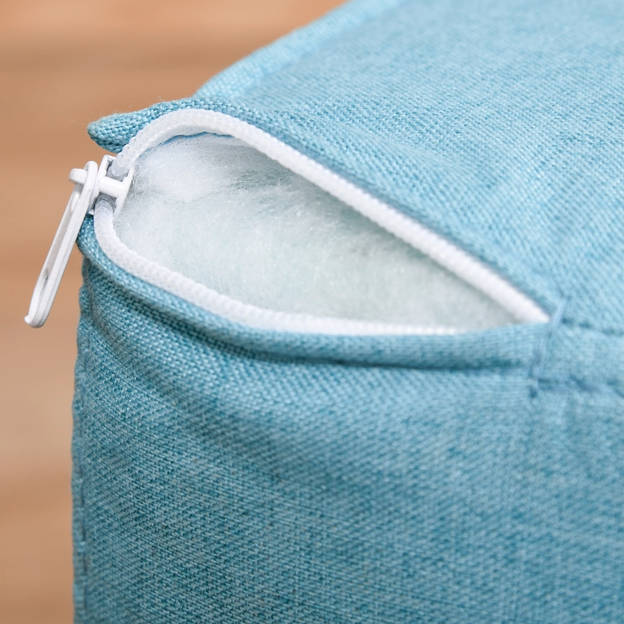 HOMCOM Schlafsessel mit waschbarem Kissen blau