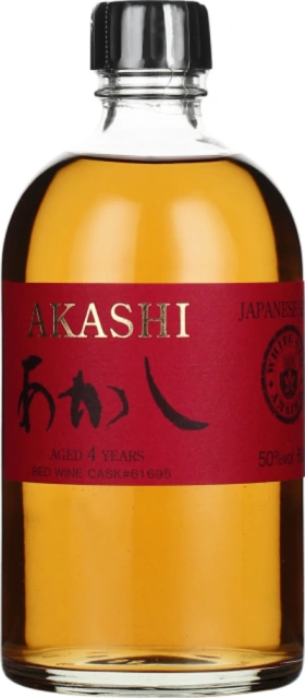 AKASHI 4 YEARS RED WINE CASK 50CL