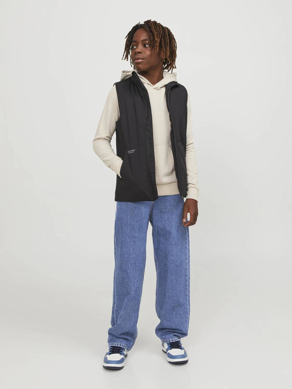 JACK & JONES baggy fit jeans JJIALEX JJORIGINAL blue denim