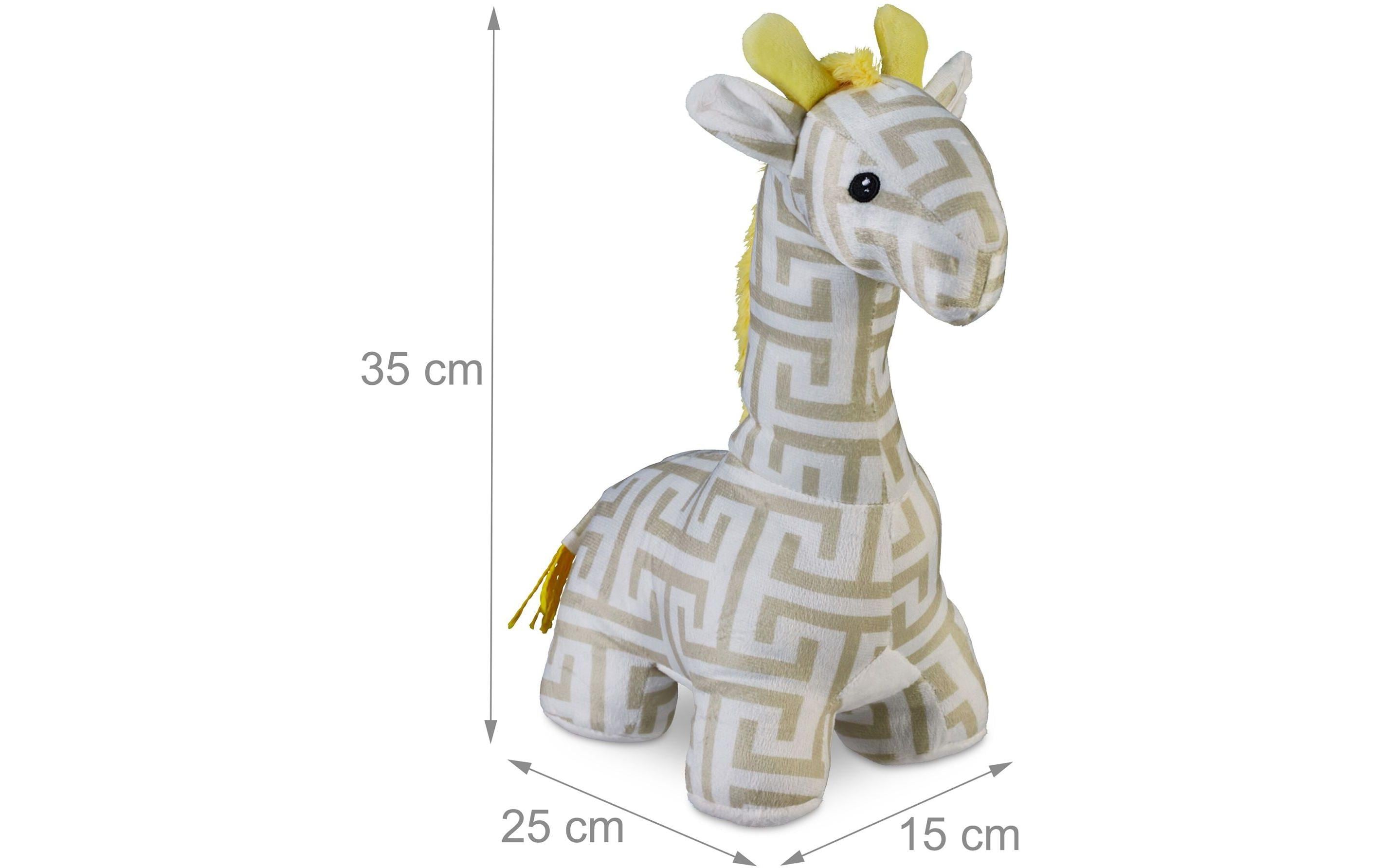 Türsicherung Giraffe 35 x 15 x 25 cmTürstofftier im dekorativen Giraffen-Design