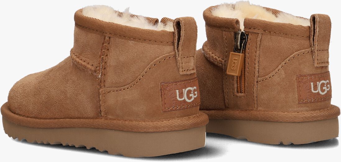 UGG cognac ugg vachtlaarzen classic utra mini t