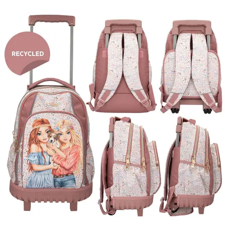 Depesche TOPModel Schulrucksack Trolley VELO FLEUR