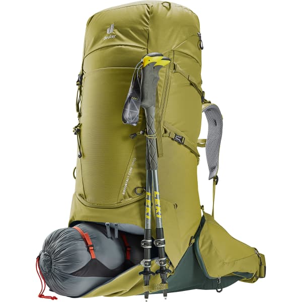Sac à dos randonnée DEUTER AIRCONTACT CORE 70+10 CACTUS/IVY