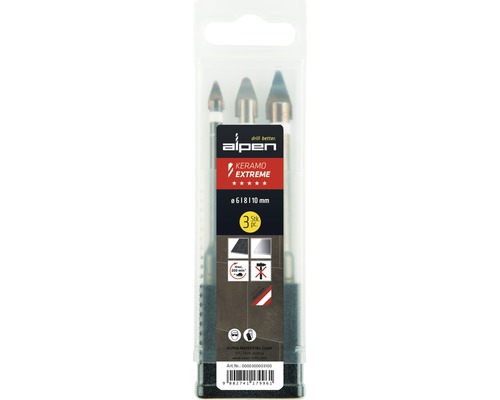 Boorset Ø 6,8 & 10mm Keramo-Beton-Extreme 3-delig