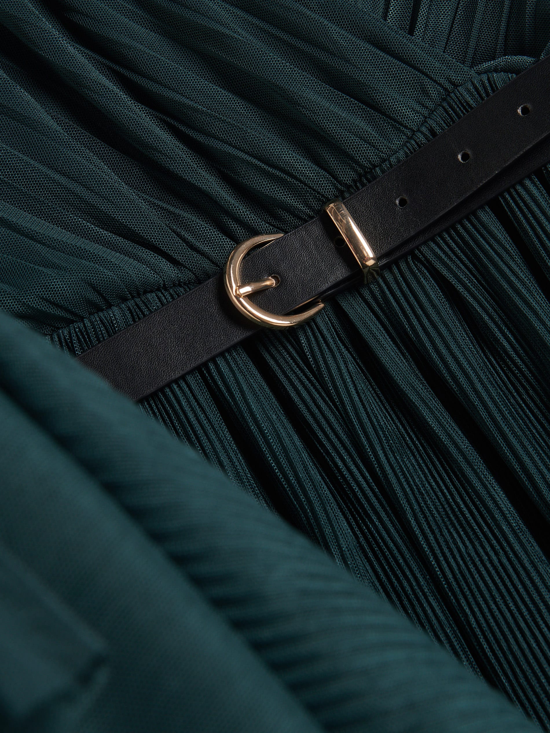 Midikleid mit Plissee
