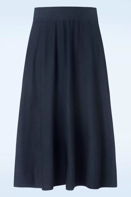 Banned Retro Knit dream rok in marineblauw