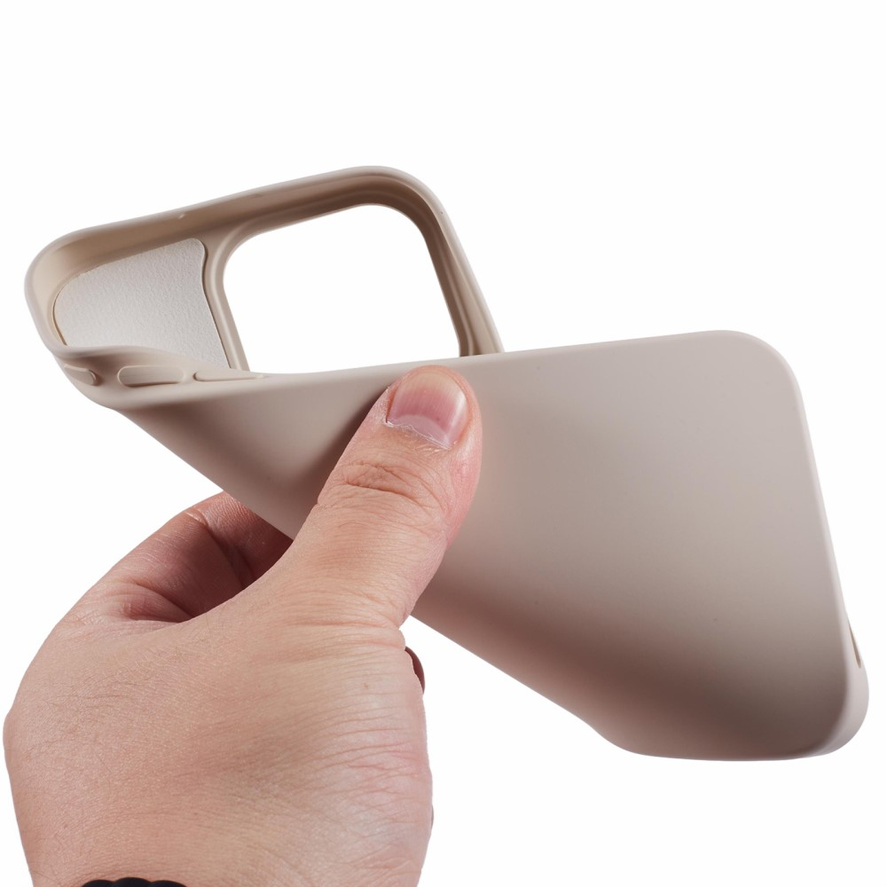 iPhone 16 Pro Max Gummi Case Schutzhülle - Beige (Matt)