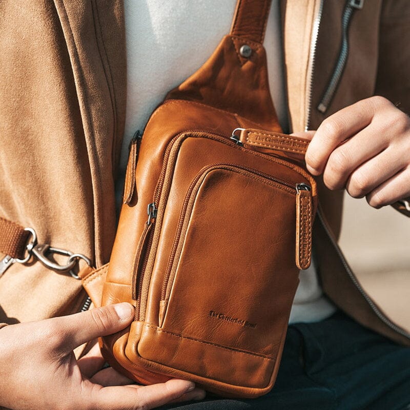 Chesterfield Brand Riga Crossbody Brown