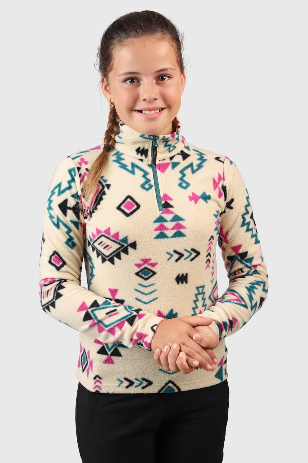 Brunotti skipully Mismy-Nordic ecru/roze/blauw