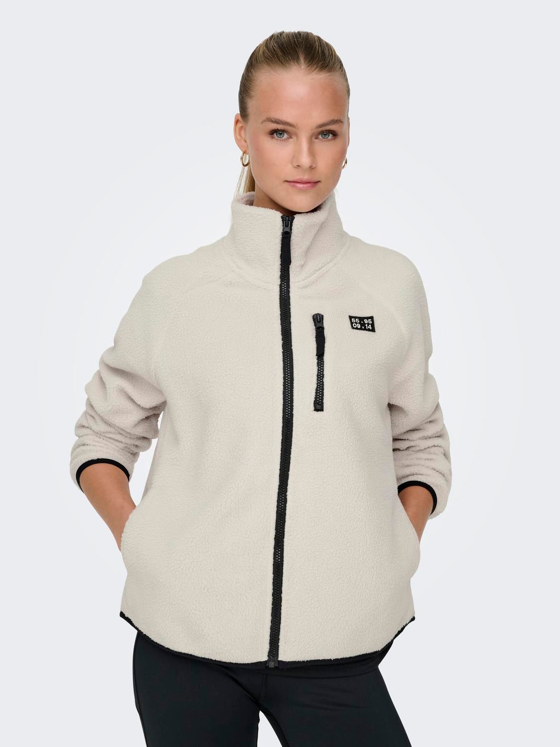 ONPMON Teddyfell Jacke Pumice Stone