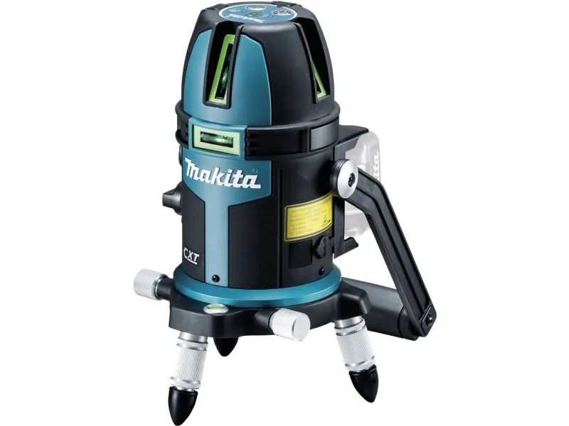 Makita SK209GDZ, 0,1 mm/m, Horisontal/vertikal, Grøn, Linjeniveau, Sort, Blå, IP54