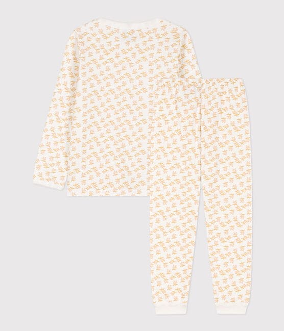 Pyjama fleur petite fille en tubique