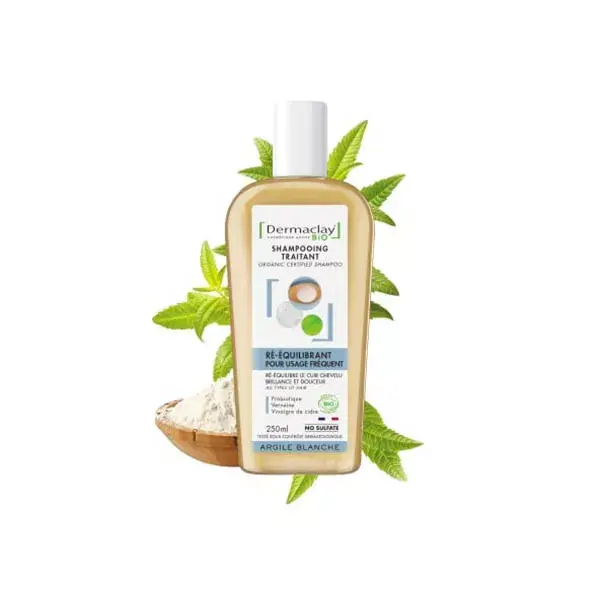 Shampoo reequilibrante Dermaclay com probióticos 250ml