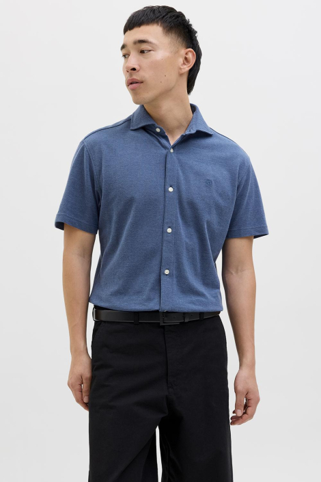 Jack & Jones blauwe heren overhemd
