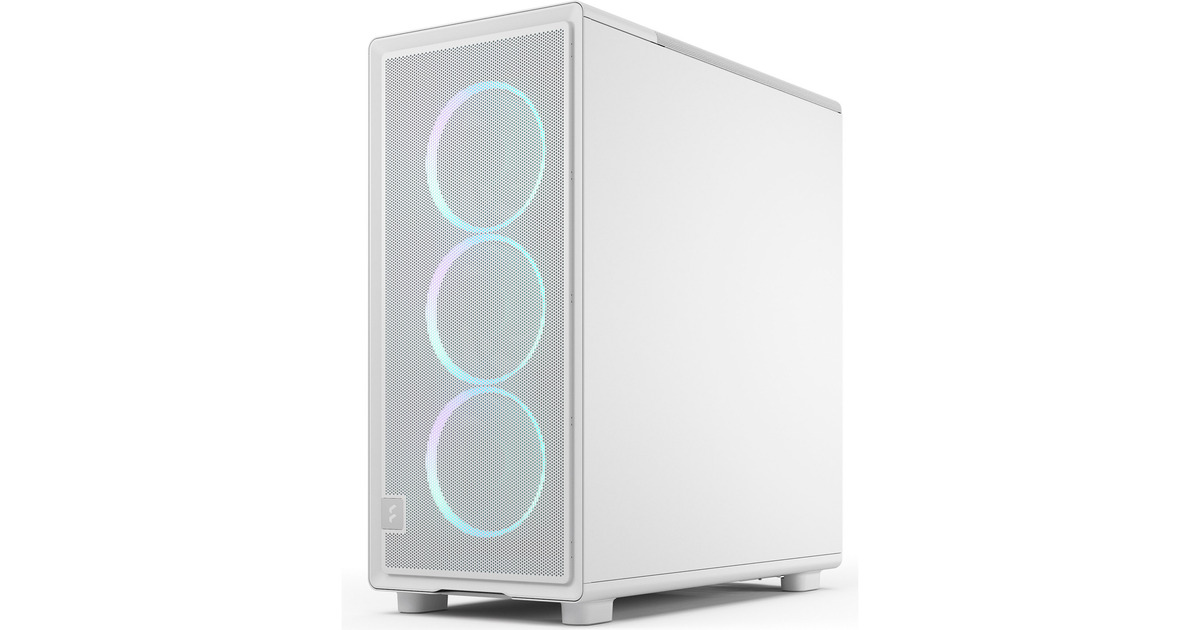 Fractal DesignEpoch RGB midi tower behuizing  (Wit | 2x USB-A | 1x USB-C | RGB | Tempered Glass)