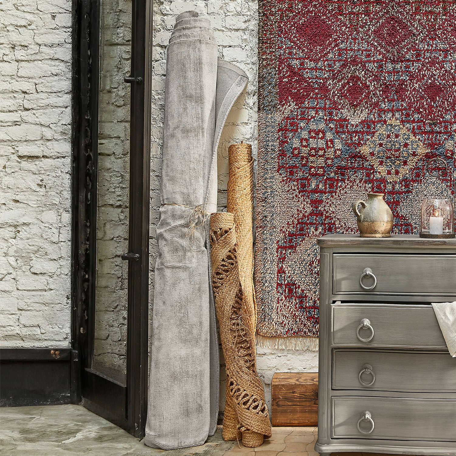 Teppich Mariselle 140x200 cm | grau