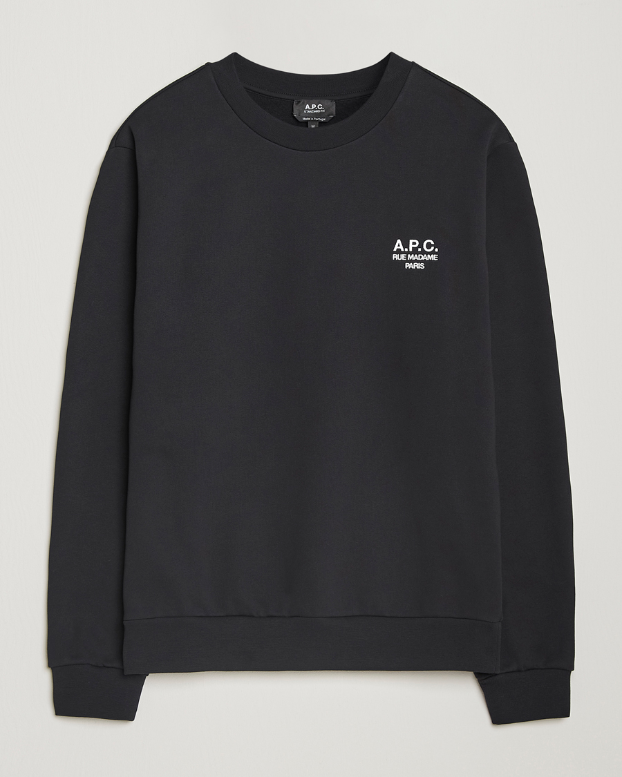 A.P.C. Rue Madame Sweatshirt Black/White