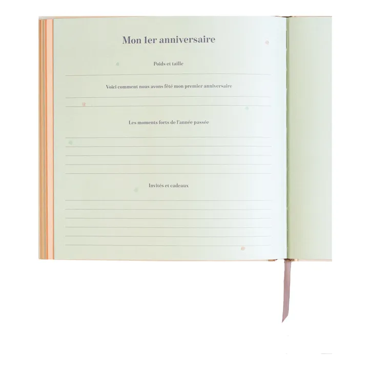 Specialday Livre de naissance Mes premières années | Beige