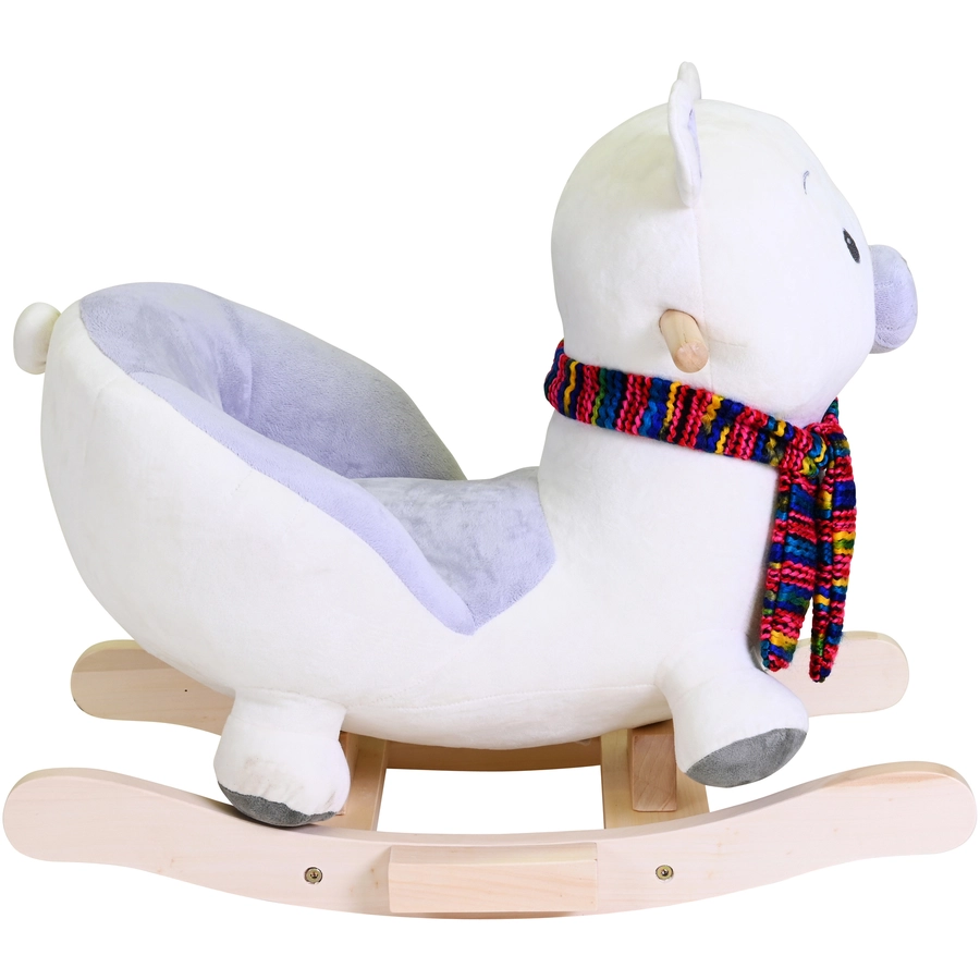 knorr toys® Schaukeltier Fred icebear weiß