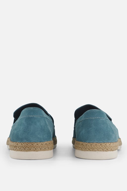 Vertice Instappers blauw Suede
