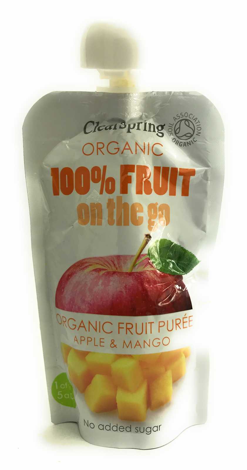 Clearspring Wholefoods 100% Fruta para Viagem sabor Manga Manzana 120 g