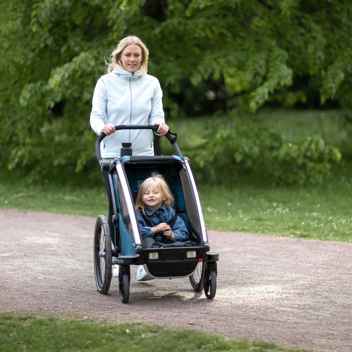 Thule Chariot Cross 2 Cykelanhænger Majolica Blå