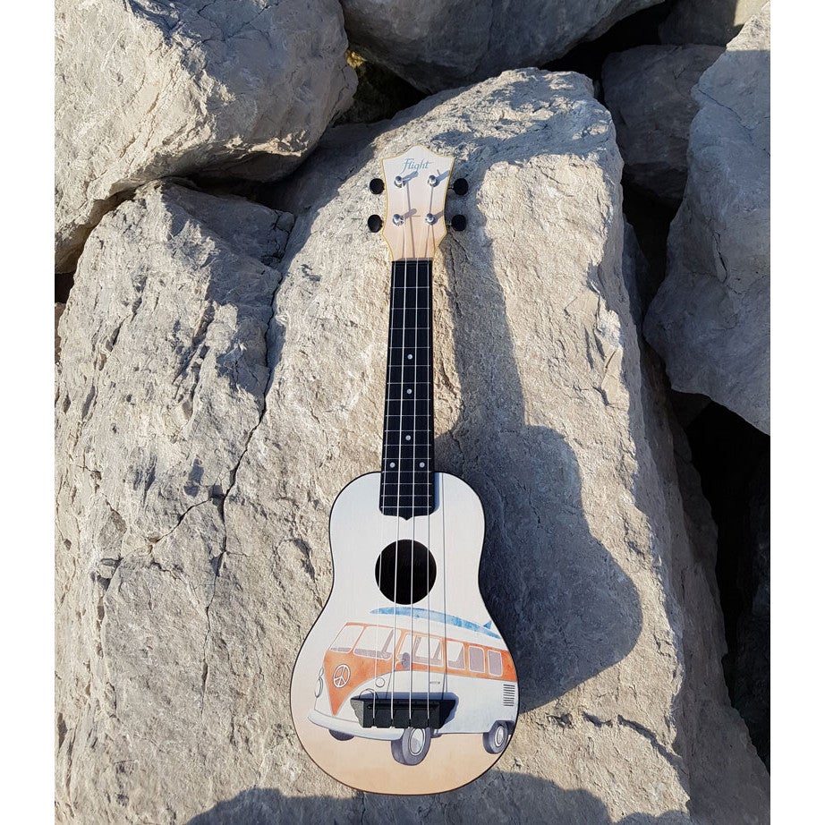 Flight Travel Series TUS25 Bus sopraan travel ukelele met gigbag