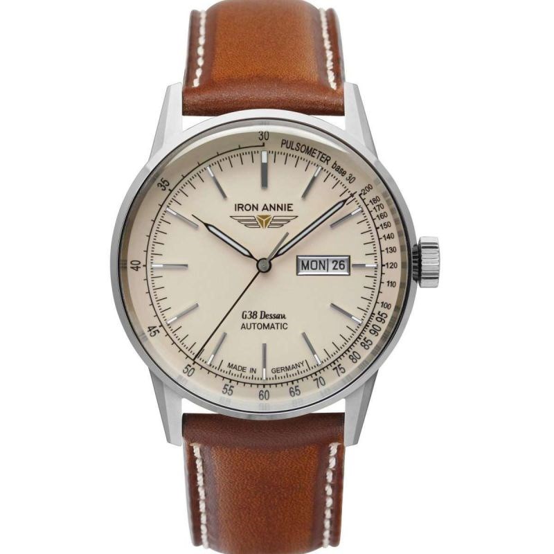Montre Iron Annie  Automatique - Beige - 42 mm - I-5366-5