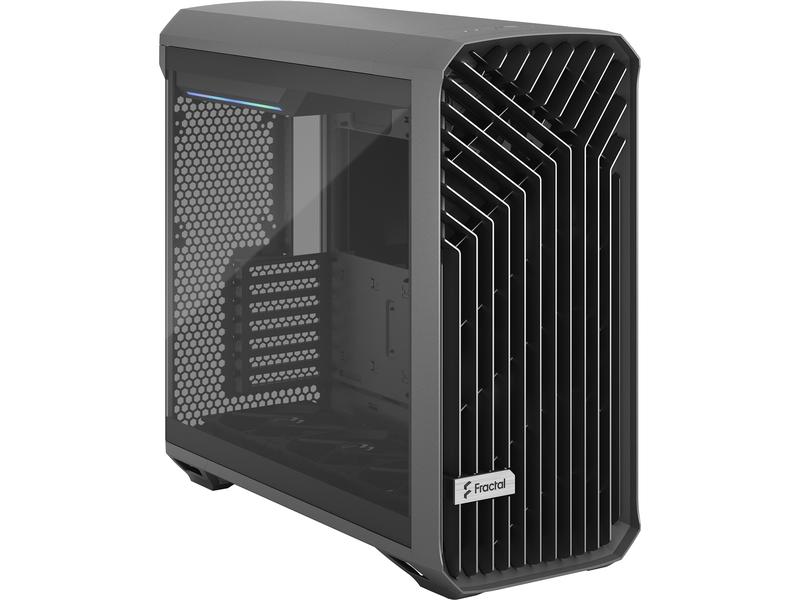 Fractal Design PC-Gehäuse Torrent TG Light Grau Elegantes, kompaktes Big-Tower mit Sichtfenster