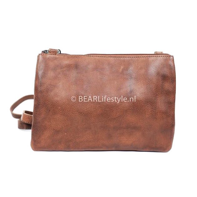 Bear Design Callisto Pelle Portemonnee tasje Uma XL Cognac CP1268