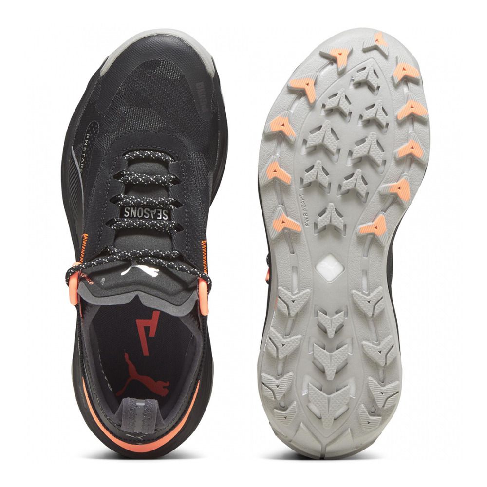 Puma VOYAGE NITRO 3 GTX - Chaussures trail Femme puma black/neon sun