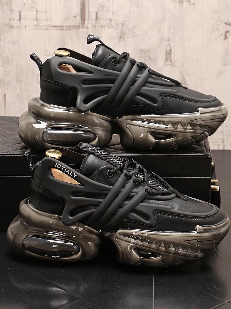 Mr Ozera - Platform Two Tone veterschoenen