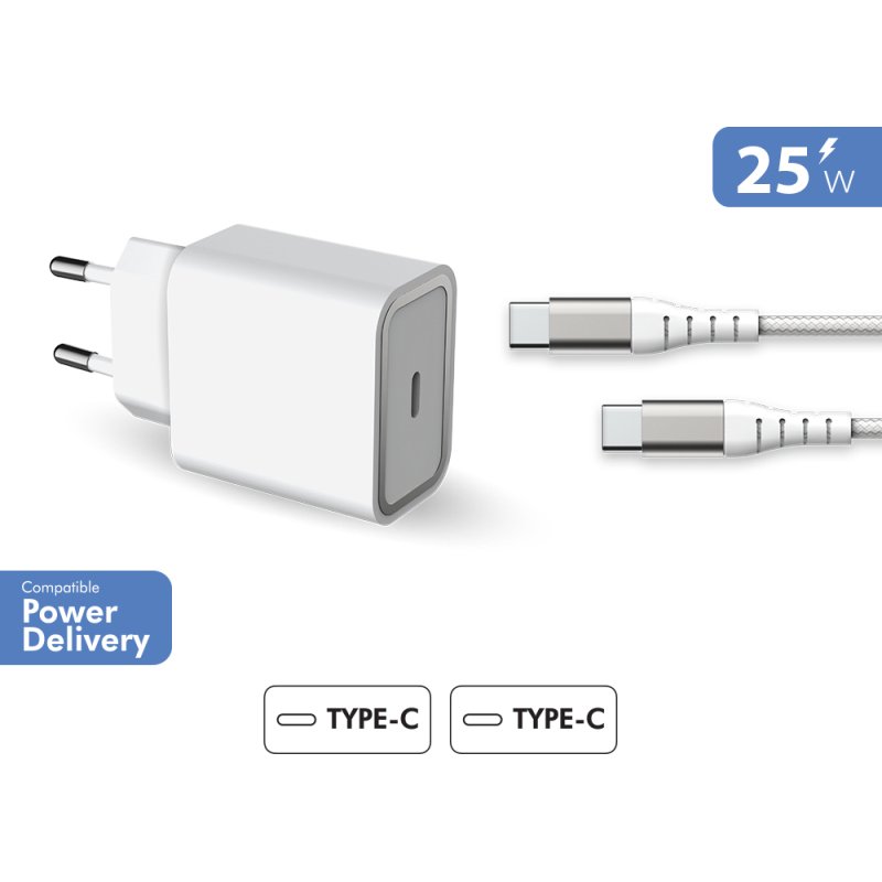 BIG BEN FPLICS25WCBLCCRW chargeur d'appareils mobiles Smartphone Blanc Secteur Charge rapide Intérieure