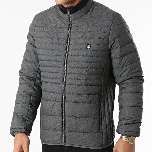 Veste Zippée Tomi Gris Anthracite Chiné
