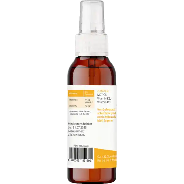Vitamin D3+K2 Spray für Kinder