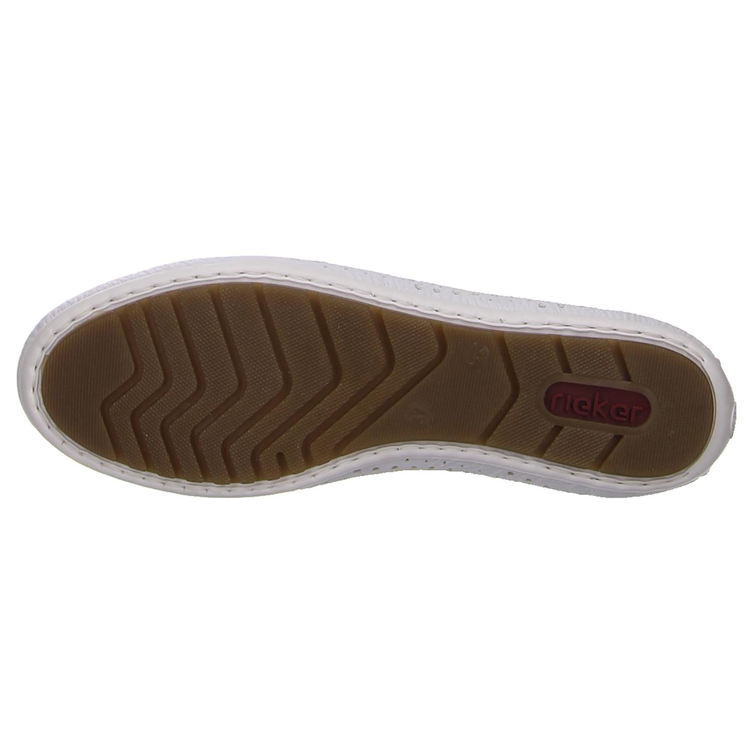 Rieker Slipper weiß weiss/weiss kombi
