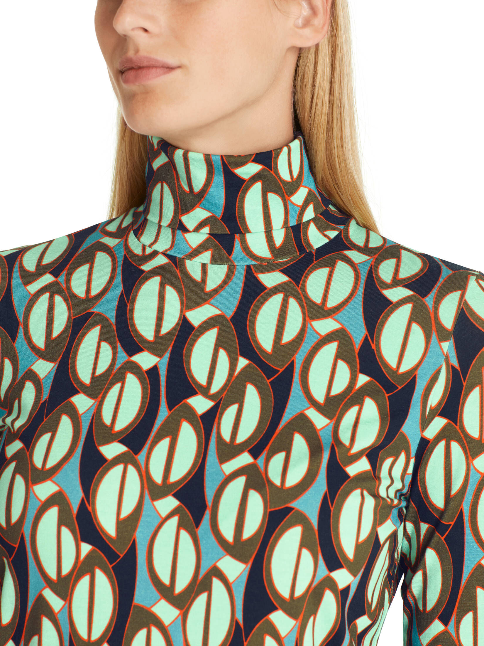 Marc Cain| Damen Rollkragenshirt mit Viskose