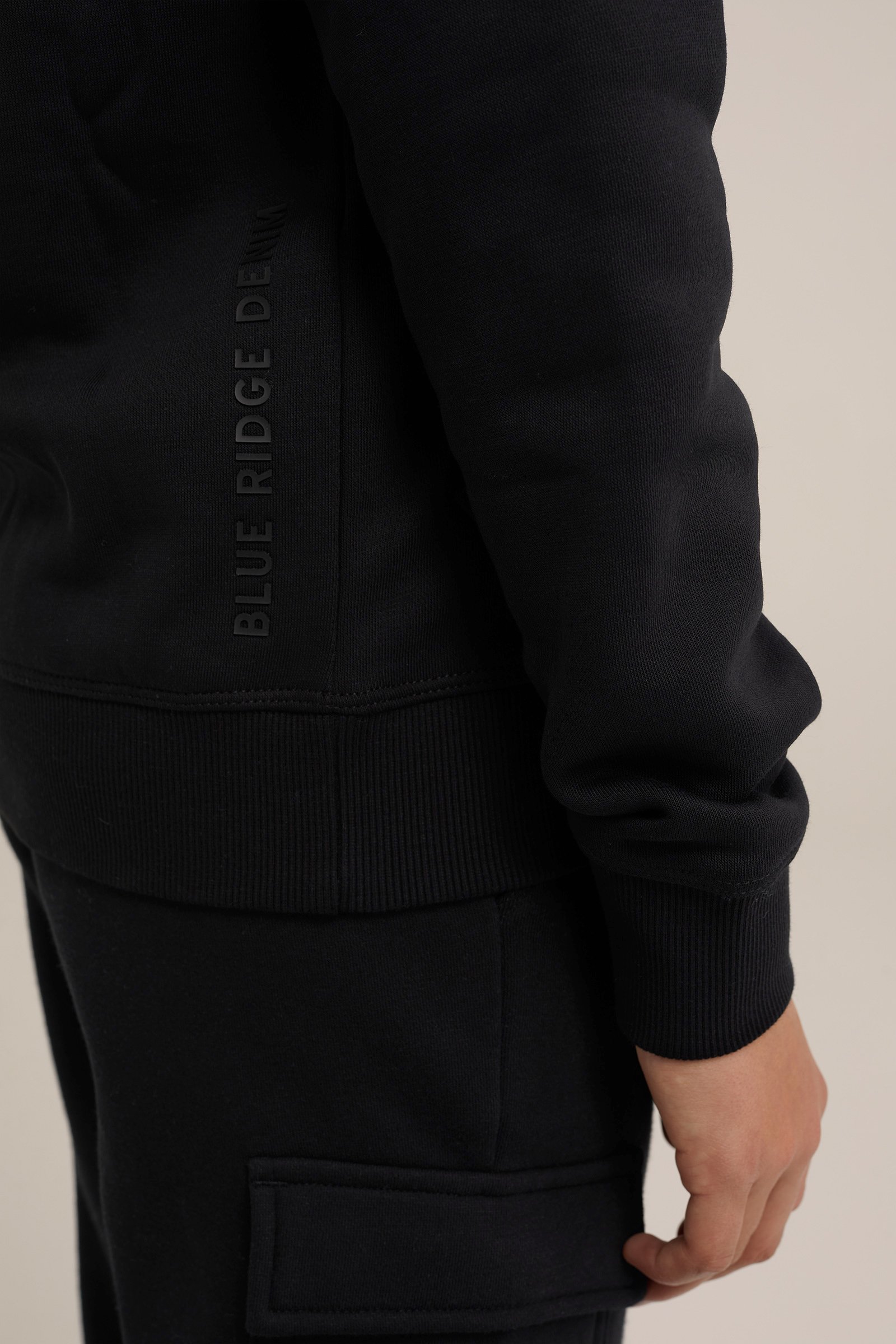 Unisex vest met capuchon Blue Ridge Zwart