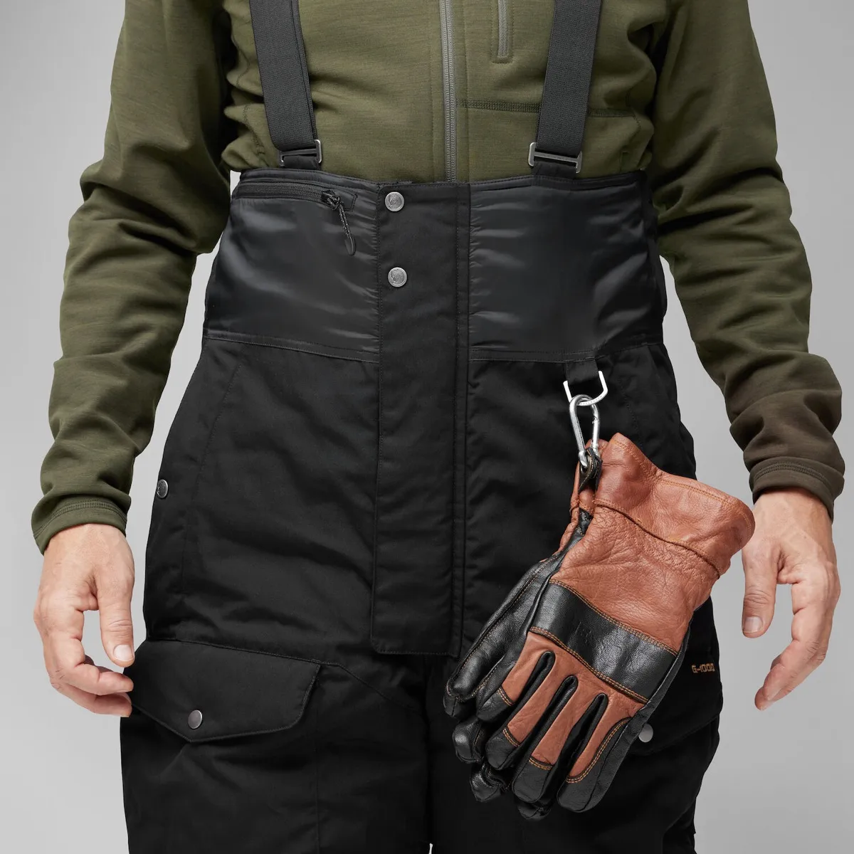 Fjällräven Polar Bib Trousers M Black