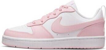 Nike court borough low 2 se1 sneakers wit roze dames kinderen