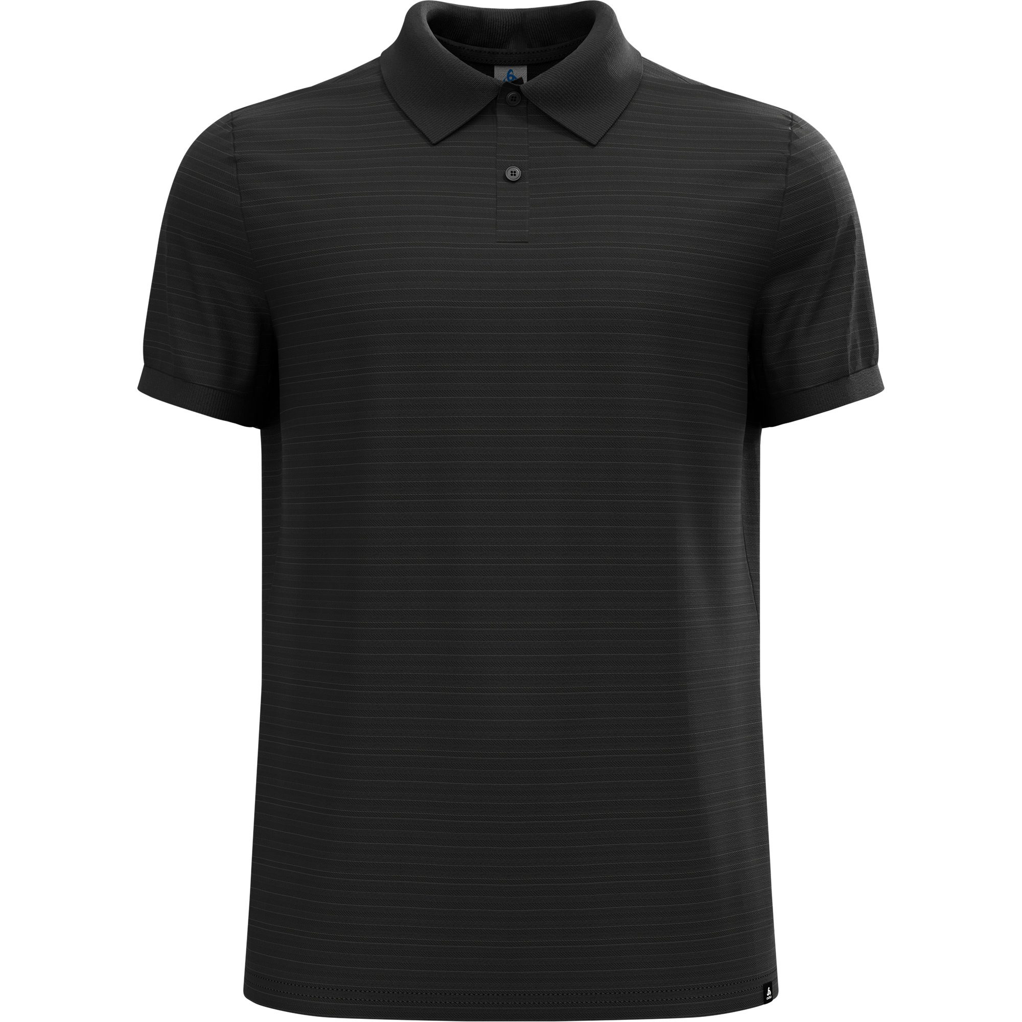 Odlo Ascent Natural Poloshirt Herren schwarz