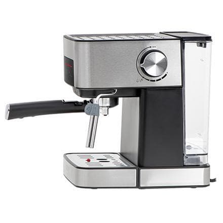 Camry Espresso og Cappuccino Kaffemaskine CR 4410 Pumpetryk 15 bar, Indbygget mælkeskummer, Dryp, 850 W, Sort/Rustfrit stål