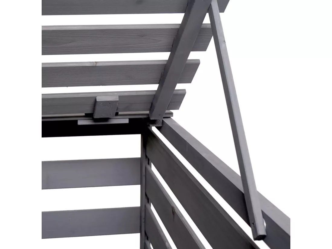 Extension pour cache-poubelle MCW-H62, gris clair