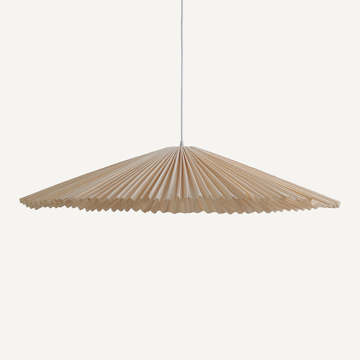 AM.PM<br>Luminária pendente com pregas de bambu trançado, Bansa